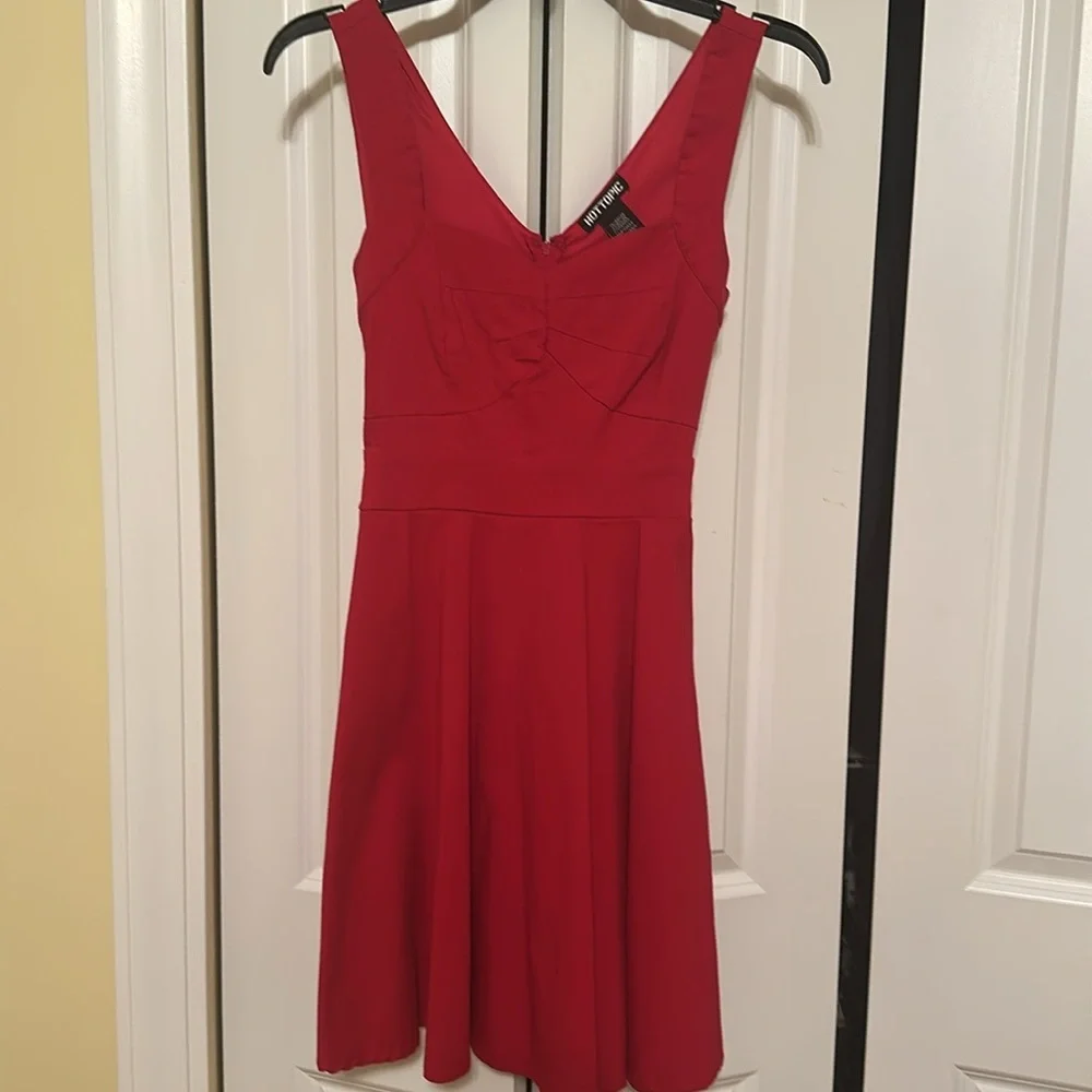 Hot Topic Red Sleeveless Mini Dress